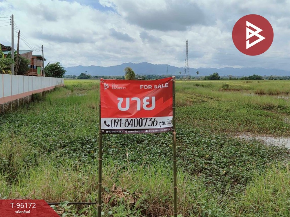 For SaleLandUttaradit : Land for sale, area 1 rai 2 ngan 43.1 square wa, Tha Sao, Uttaradit