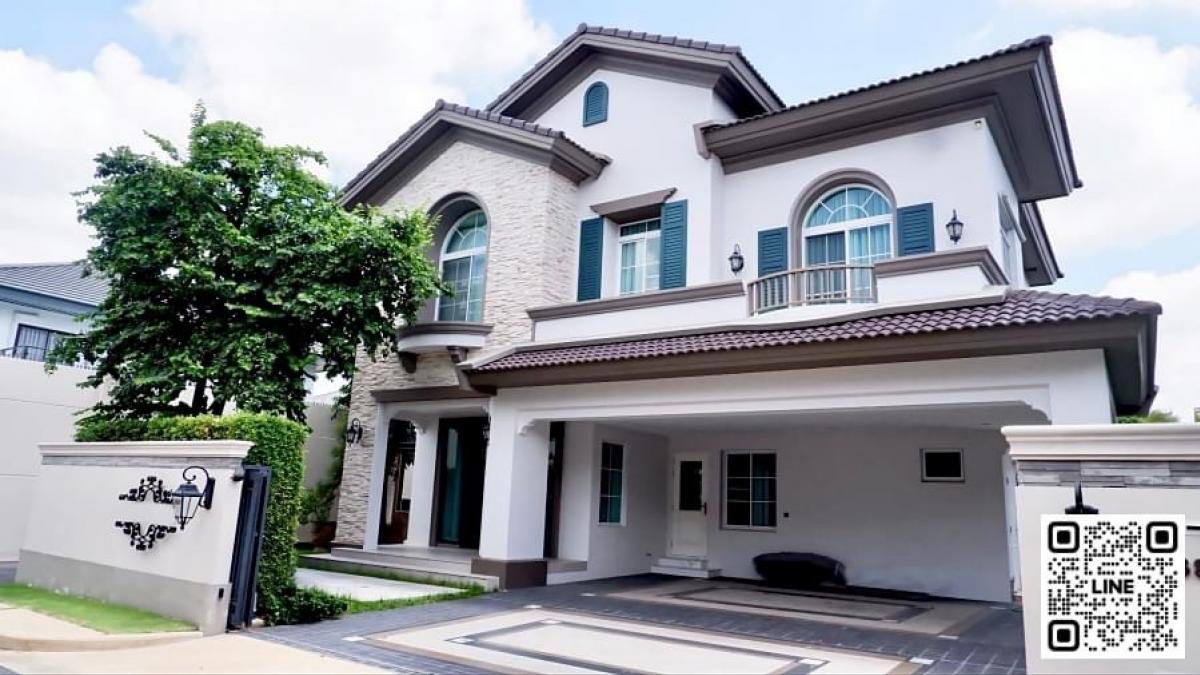 ขายบ้านวิภาวดี ดอนเมือง หลักสี่ : ขาย / ให้เช่า  4 ห้องนอน 4 ห้องน้ำ - บ้าน🏛️หมู่บ้าน นันทวัน รามอินทรา-พหลโยธิน 50ถนนเทพรักษ์-วัชระพล ใกล้ทางด่วนเอกมัย