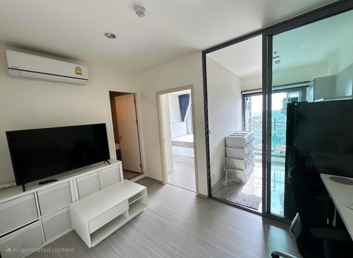 For RentCondoThaphra, Talat Phlu, Wutthakat : For rent: Condo Aspire Sathorn-Ratchapruek, 1 bedroom, 1 living room, 1 bathroom, 12A floor, room size 32 sq m., west side, sky walk, walk to the condo, not exposed to the sun or rain.