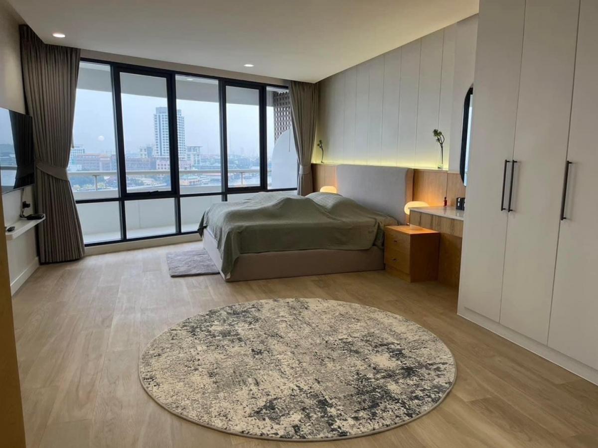 For SaleCondoPinklao, Charansanitwong : 📢👇Living by the river at  Bangkok River Marina, unblocked view, long balcony