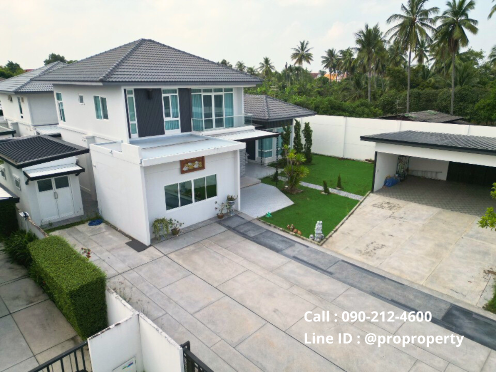 For SaleHouseEakachai, Bang Bon : There is no cheaper price than this. Mantana Wongwaen-Bangbon (Mantana Wongwaen-Bangbon) has the largest land area in the project.