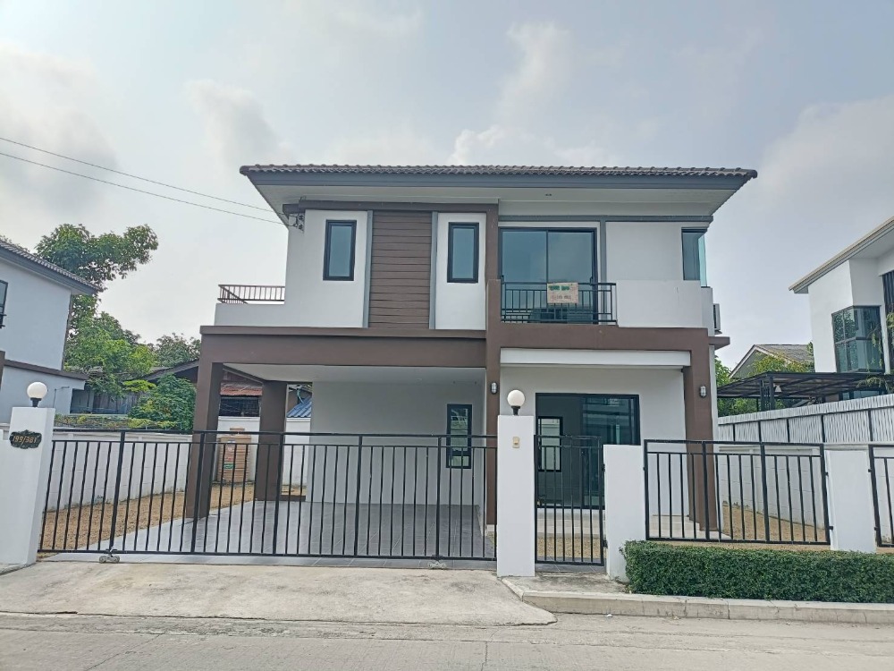 ขายบ้านมีนบุรี-ร่มเกล้า : ขาย บ้านใหม่ ม.เคซี เนเชอรัลวิลล์ ร่มเกล้า  57 ตร.ว 3 นอน 3 น้ำ ถูกกว่าโครงการ (ALP-H-241005)