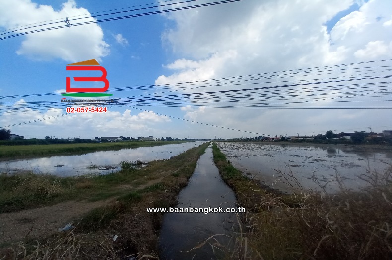 For SaleLandPathum Thani,Rangsit, Thammasat : Vacant land, Eastbound Road, Khlong 7, Lam Luk Ka Municipality, Soi 3, area 84-1-19 rai, Lam Luk Ka Subdistrict, Lam Luk Ka District, Pathum Thani Province