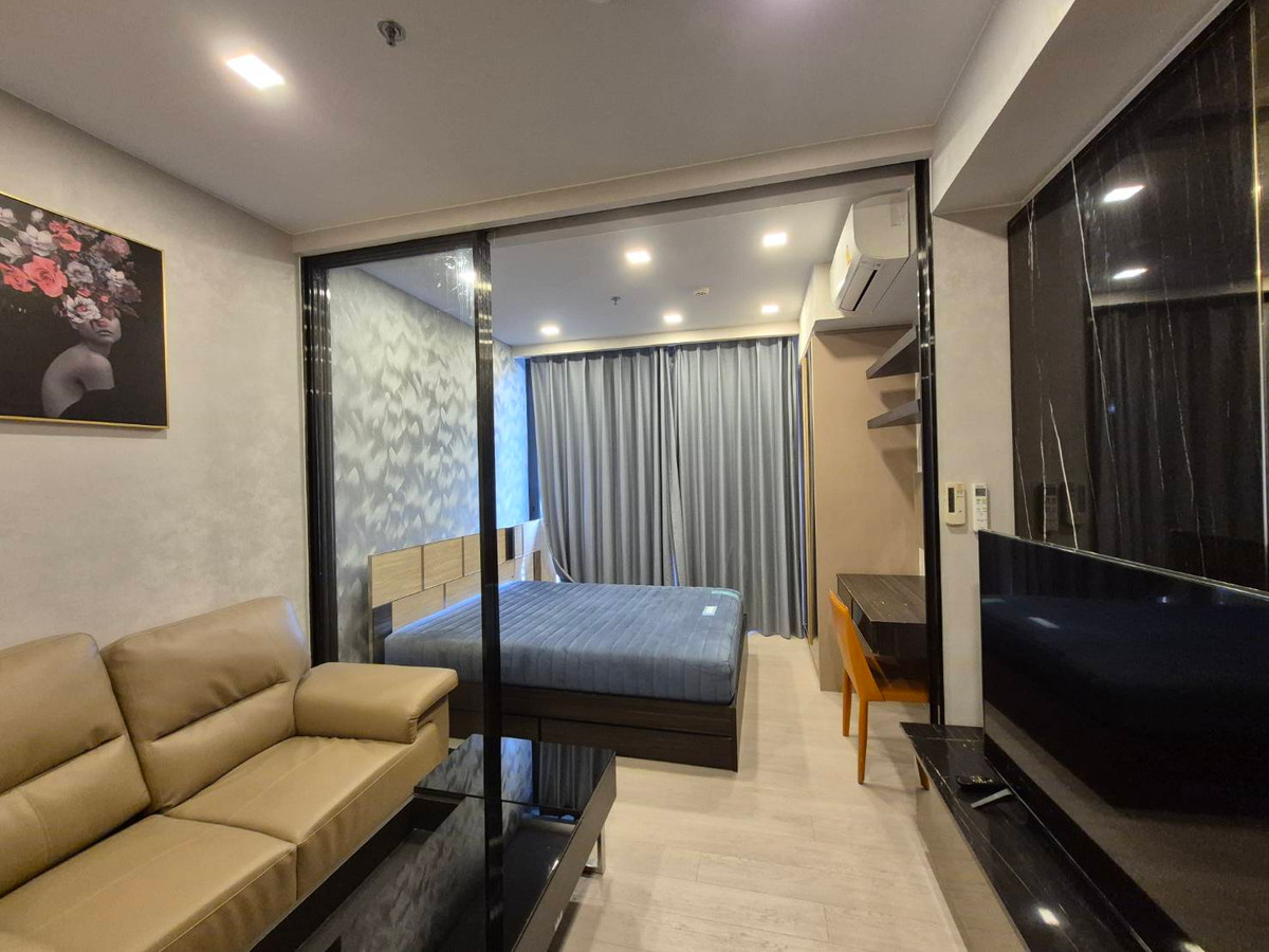 For RentCondoRama9, Petchburi, RCA : 🔥𝗛𝗢𝗧 𝗗𝗘𝗔𝗟🔥Studio ready to move in, size 26 sqm 19,000 Baht. call 093-8417679 🌻
