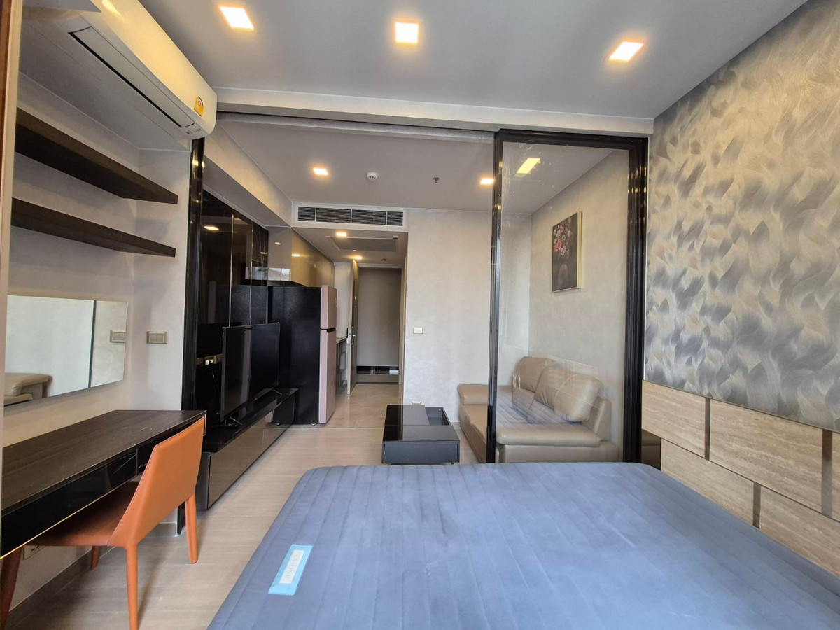 For RentCondoRama9, Petchburi, RCA : 🔥𝗛𝗢𝗧 𝗗𝗘𝗔𝗟🔥Studio ready to move in, size 26 sqm 19,000 Baht. call 093-8417679 🌻