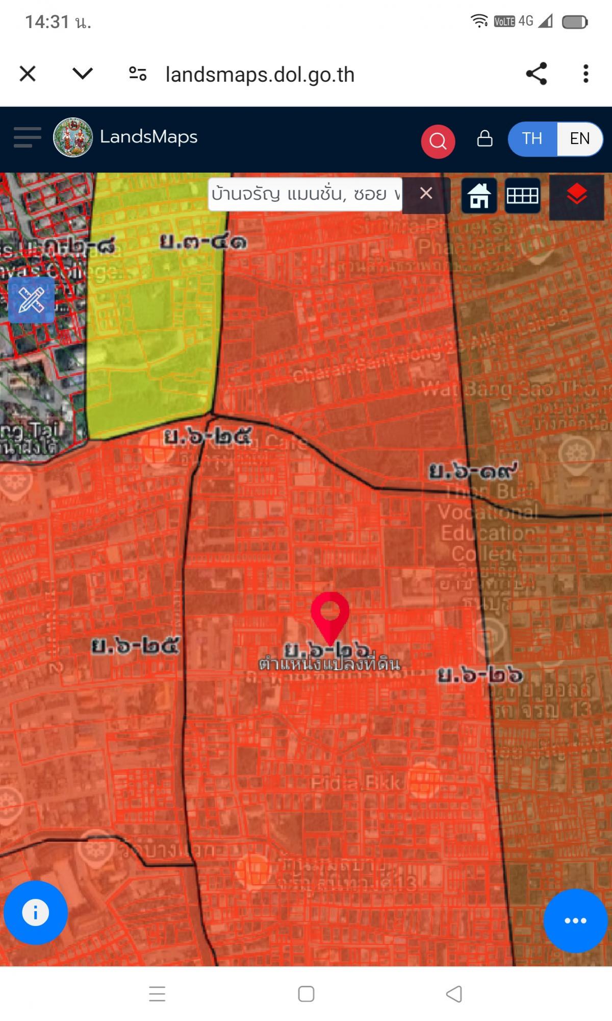 For SaleLandPinklao, Charansanitwong : Charansanitwong 13, Soi Phanitchayakarn Thonburi 28
