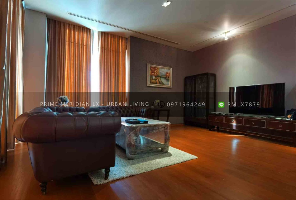 For RentCondoSathorn, Narathiwat : The Sukhothai Residences - Rare 3 Bedroom Condo, Along Sathorn Road