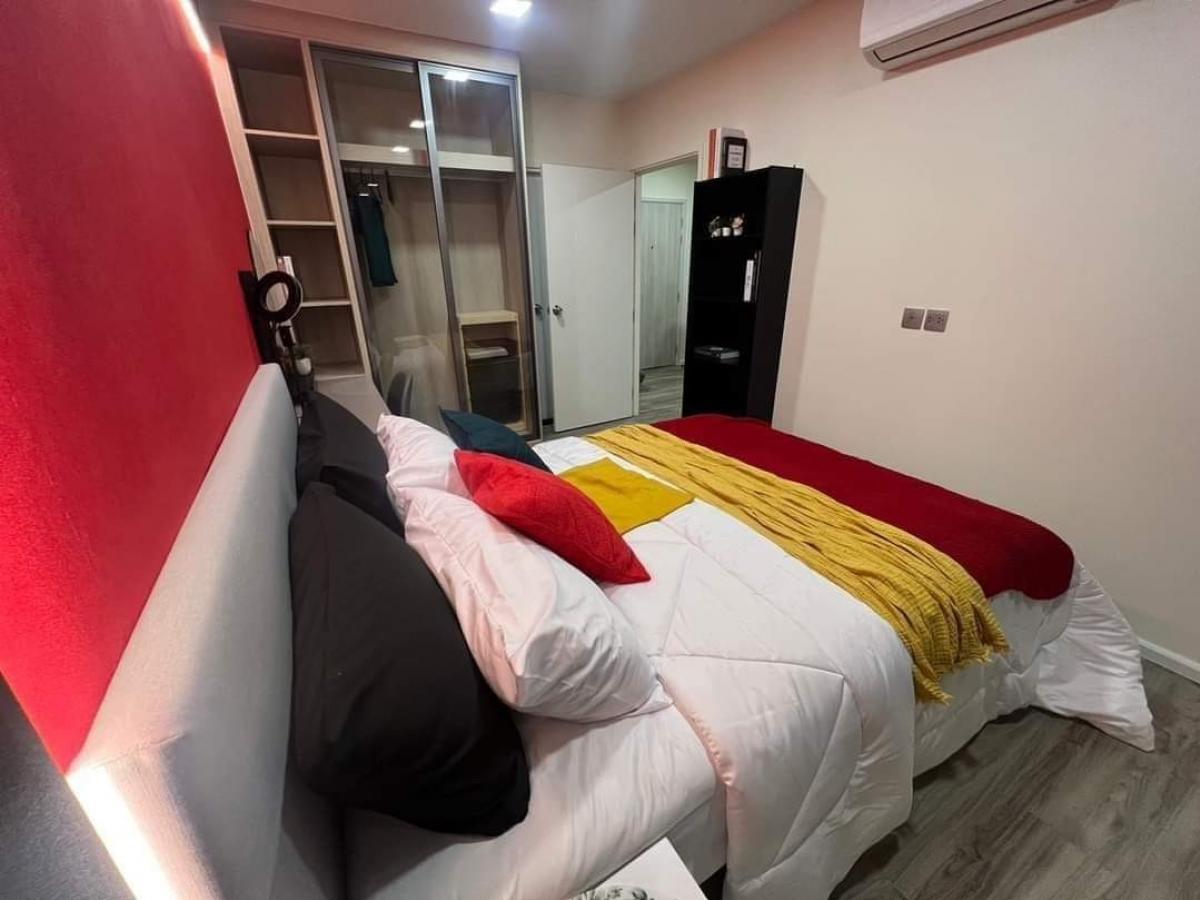 For RentCondoPhutthamonthon, Salaya : 🔷️ For rent: Kave Salaya, special room plan, Building A, 6th floor, area 27 sq m, long garden view, beautiful room, built-in, with decorative lights