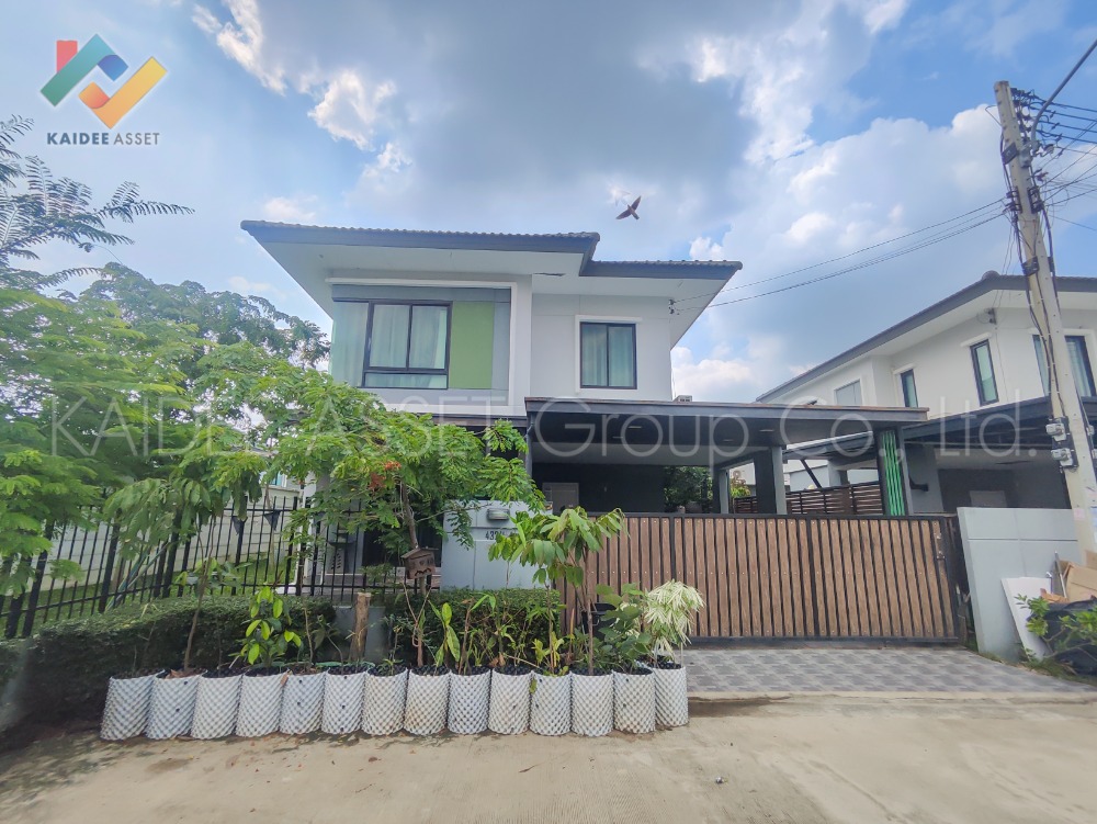 ขายบ้านปทุมธานี รังสิต ธรรมศาสตร์ : ดีไลท์ ดอนเมือง - รังสิต บ้านเดี่ยว พฤกษา เมืองปทุมธานี หลังริม
