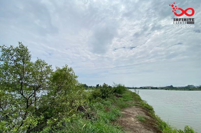 For SaleLandMahachai Samut Sakhon : Land for sale, 7 rai 43 square wa, Mueang Samut Sakhon District, Samut Sakhon