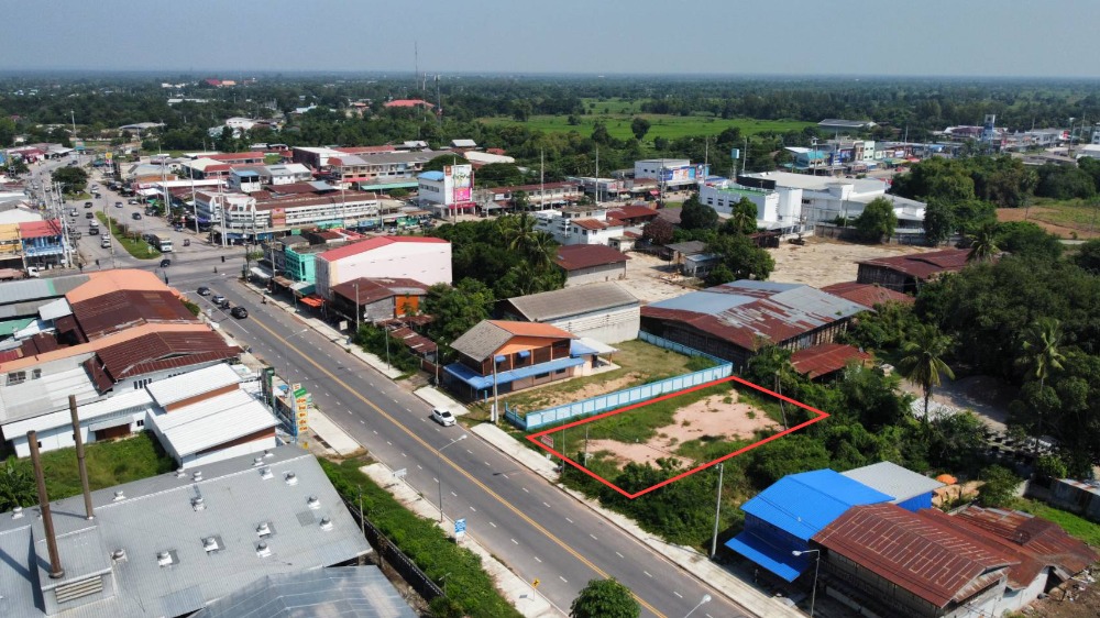 For SaleLandChaiyaphum : Land for sale, 194 sq m, in the heart of Bamnet Narong District, Chaiyaphum Province, Chaiyaphum