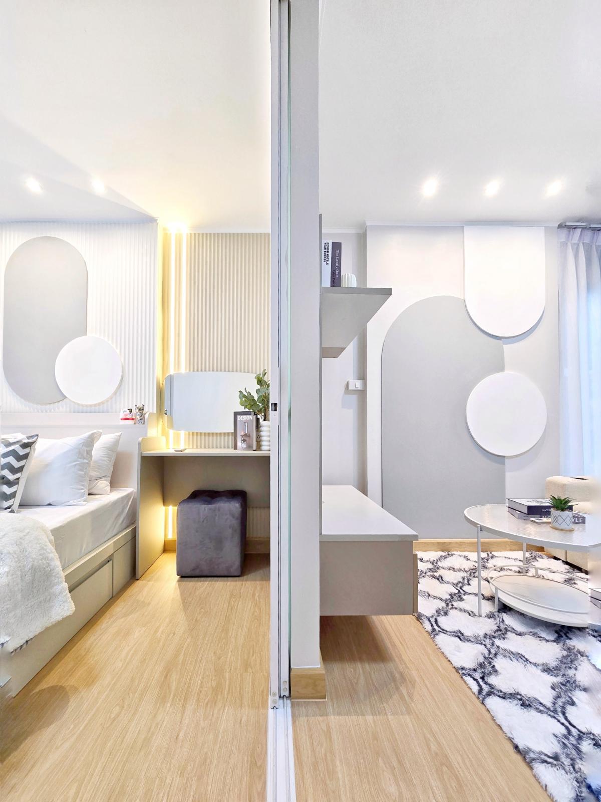 ขายคอนโดรามคำแหง หัวหมาก : 《ห้องมุม》👑👑 D condo รามคำแหง9 ผ่อนเริ่ม 7,000 ฟรีเฟอร์ ฟรีโอน