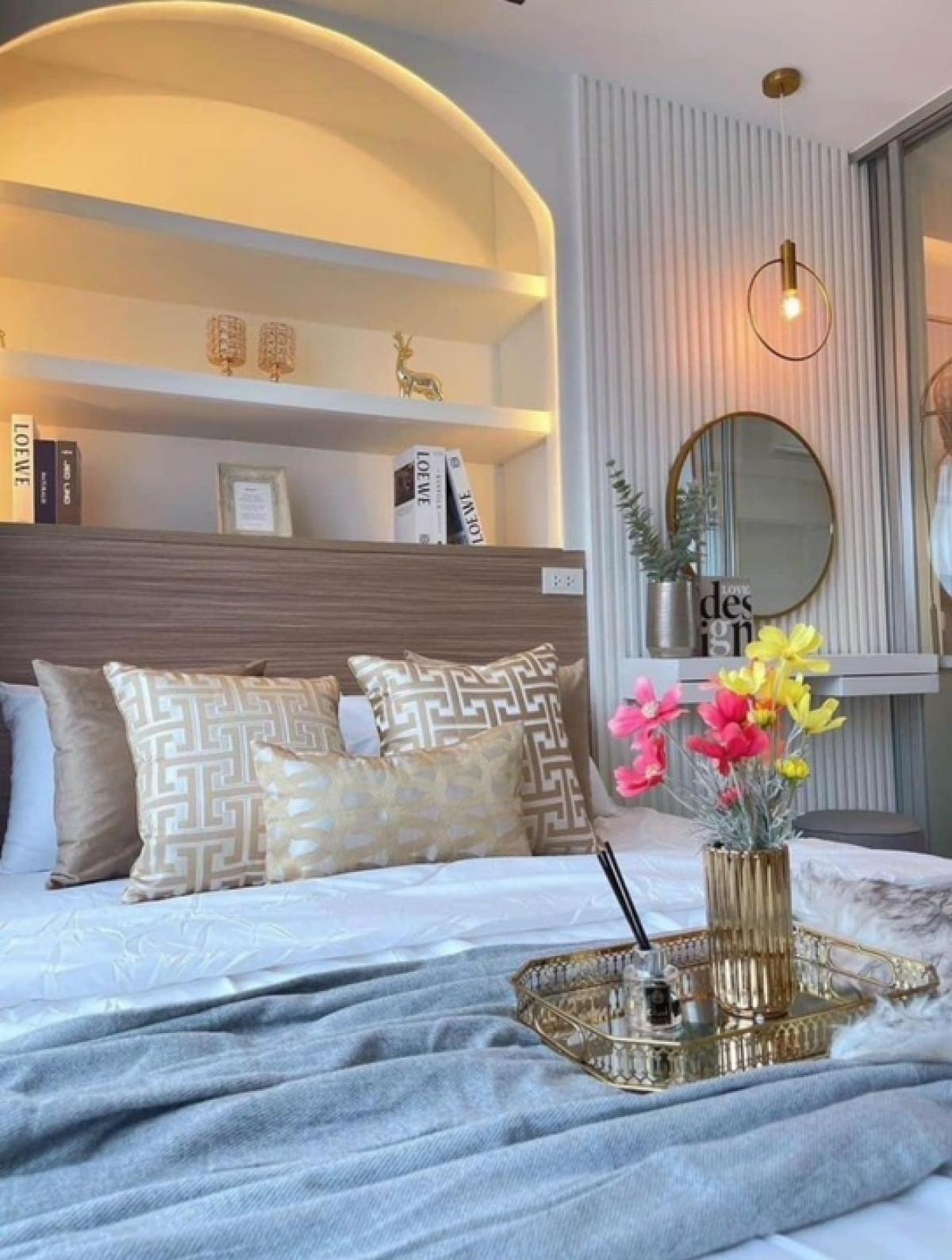 ให้เช่าคอนโดพระราม 9 เพชรบุรีตัดใหม่ RCA : ห้องสวย ใหม่ยกห้อง เฟอร์+ไฟฟ้า  Lumpini Park Rama9 - Ratchada 1 bed ขนาด 27 Sq.m เพียง 12,500 ติดต่อ 086-795-9997