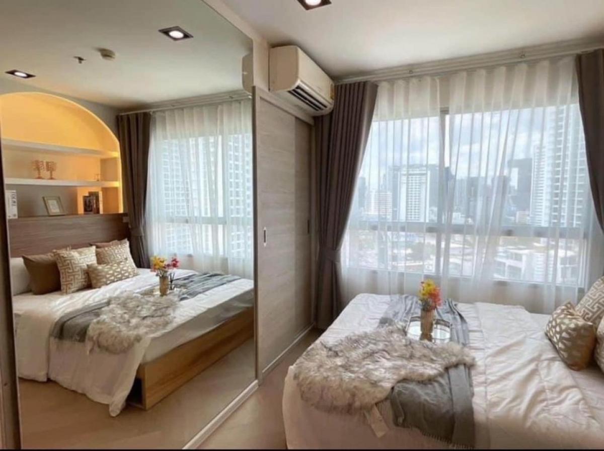 ให้เช่าคอนโดพระราม 9 เพชรบุรีตัดใหม่ RCA : ห้องสวย ใหม่ยกห้อง เฟอร์+ไฟฟ้า  Lumpini Park Rama9 - Ratchada 1 bed ขนาด 27 Sq.m เพียง 12,500 ติดต่อ 086-795-9997