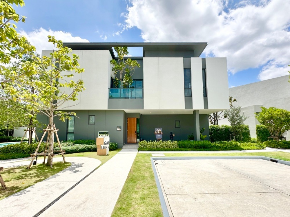 For SaleHouseNawamin, Ramindra : 🏡The Arbor Ramintra - Watcharapol🌈Size XL, size 305 sq m. | 5 bedrooms, 6 bathrooms, 3 parking spaces, starting at 17.9 MB, contact to make an appointment to view Tel.0922635410 (Earth)