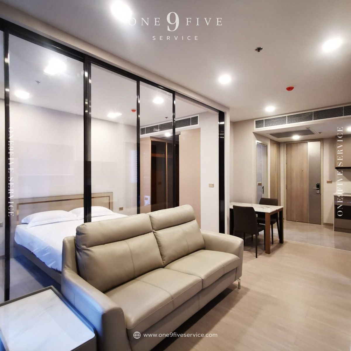 For RentCondoRama9, Petchburi, RCA : 🔥𝐔𝐫𝐠𝐞𝐧𝐭 𝐟𝐨𝐫 𝐫𝐞𝐧𝐭🌻𝐁𝐞𝐬𝐭 𝐩𝐫𝐢𝐜𝐞 1-𝐛𝐞𝐝𝐫𝐨𝐨𝐦 One9five Asoke-Rama9, ready to move in, size 41 sq.m 30,000 baht contact 093-8417679🌻💚