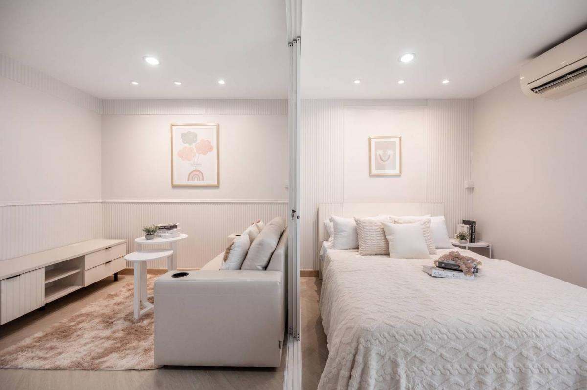 For SaleCondoChokchai 4, Ladprao 71, Ladprao 48, : ✨️✨️Fully furnished condo🎊🎊 Near the BTS, only 600 meters, installment starts at 5,000 baht, must be here 👉𝗥𝗲𝗴𝗲𝗻𝘁 𝗛𝗼𝗺𝗲 𝟭𝟮