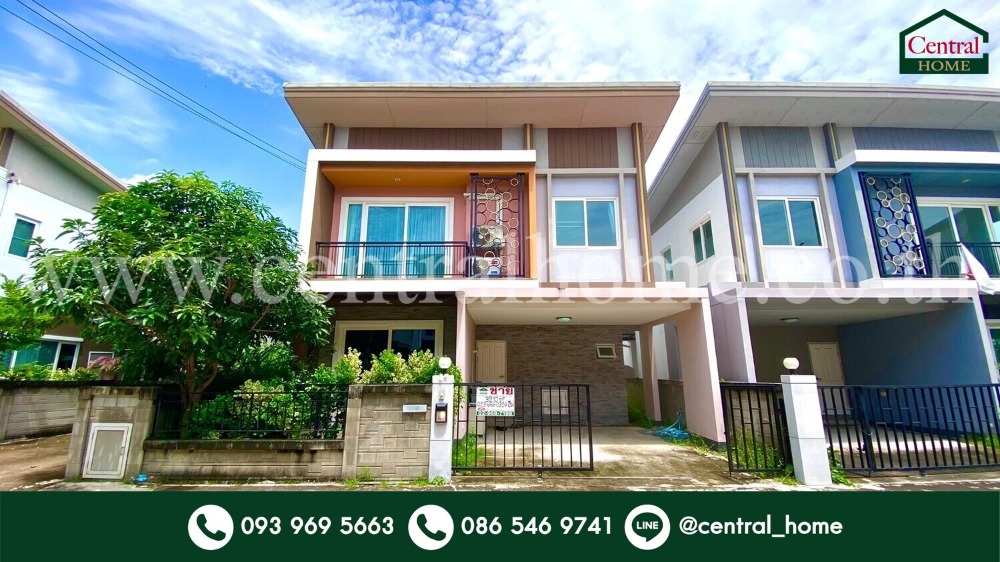 ขายนนทบุรี บางใหญ่ บางบัวทอง : บ้านแฝด โกลเด้น นีโอ ชัยพฤกษ์-วงแหวน หลังริม