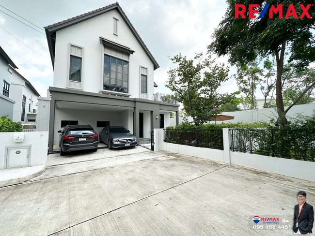 ขายบ้าน : ขายบ้านเดี่ยวทุ่งครุ หมู่บ้านสราญสิริ ประชาอุทิศ90 (หลังมุม) ติดสโมสร ราคาดีที่สุดในโครงการ