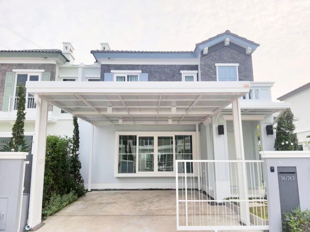 ขายบ้านบางนา แบริ่ง ลาซาล : ขาย บ้าน โครงการ Anya บางนา-รามคำแหง 2 44 ตรว. 2 นอน 3 น้ำ ใหม่มาก ตกแต่งครบ พร้อมอยู่