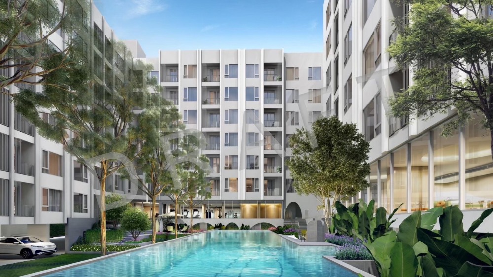 For SaleCondoKasetsart, Ratchayothin : ❗️Large room 35 sq m. Pool view, south direction, pets allowed 🐶 Near BTS Green Line, cheapest price in the area, installment only 6,900 baht