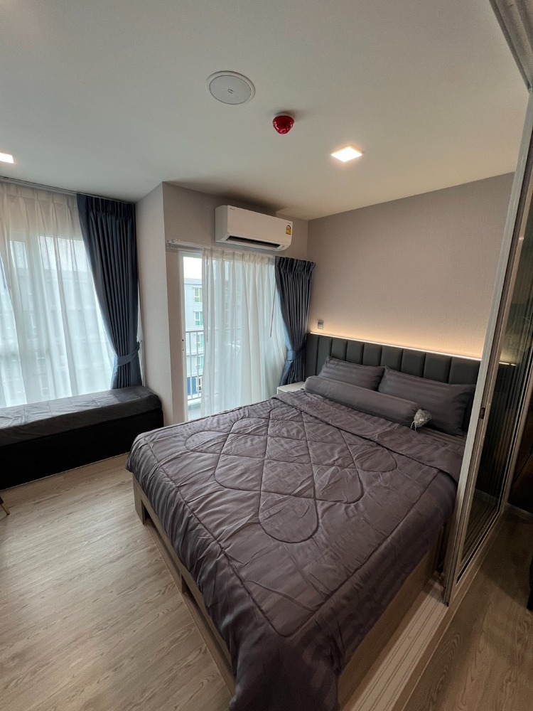 ให้เช่าคอนโดปทุมธานี รังสิต ธรรมศาสตร์ : ให้เช่า Kave Town Island 1 Bedroom ขนาด 24.50 ตรม ห้องใหม่  เฟอร์นิเจอร์ครบ ตึก C ชั้น 8