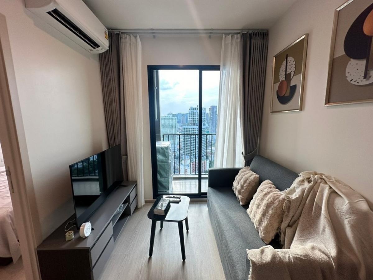 For RentCondoLadprao, Central Ladprao : Nue Noble Ratchada Ladphrao, new room, high floor, city view