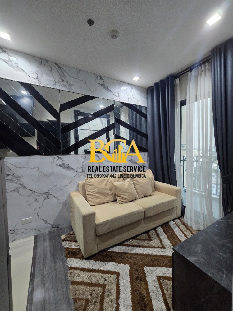 For RentCondoWongwianyai, Charoennakor : Condo for rent: The Rich@Sathorn-Taksin, corner room, 1 bedroom, 1 bathroom, size 30 sq m., 12A floor, rental price 12,000 baht / month.