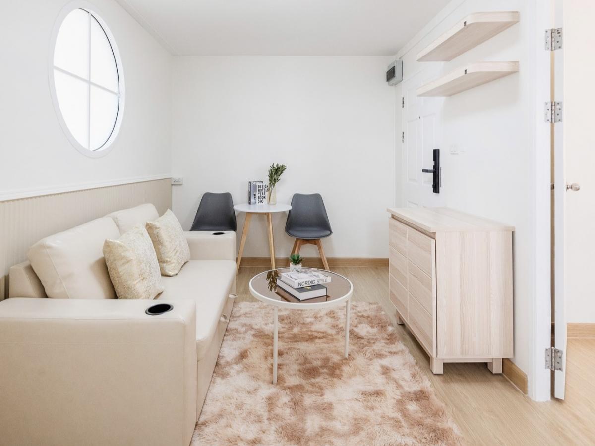 For SaleCondoLadprao101, Happy Land, The Mall Bang Kapi : ❌No down payment💥[[Installments 6,xxx.-]]💥 Own a 2-bedroom condo with a separate kitchen area ((🏡Lumpini Center Happyland E)) Fully furnished, ready to move in, near MRT Bang Kapi, no down payment, just a few thousand baht for a reservation and you can ow