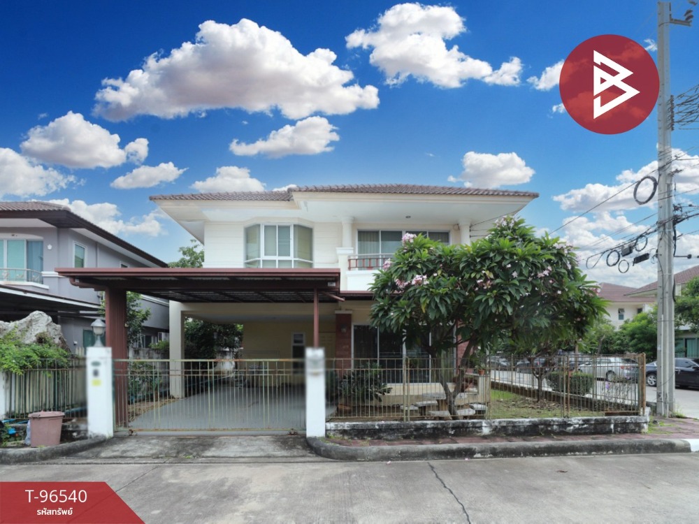 For SaleHouseSamut Prakan,Samrong : Single house for sale, Supalai Ville Village, Sukhumvit-Phraeksa, Samut Prakan, corner house