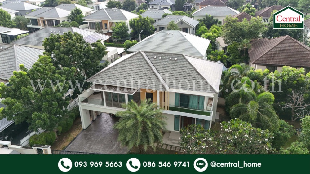 For SaleHouseNonthaburi, Bang Yai, Bangbuathong : Single house, Perfect Masterpiece Century, Ratthanathibet, end house, next to the garden, decorated according to Feng Shui principles