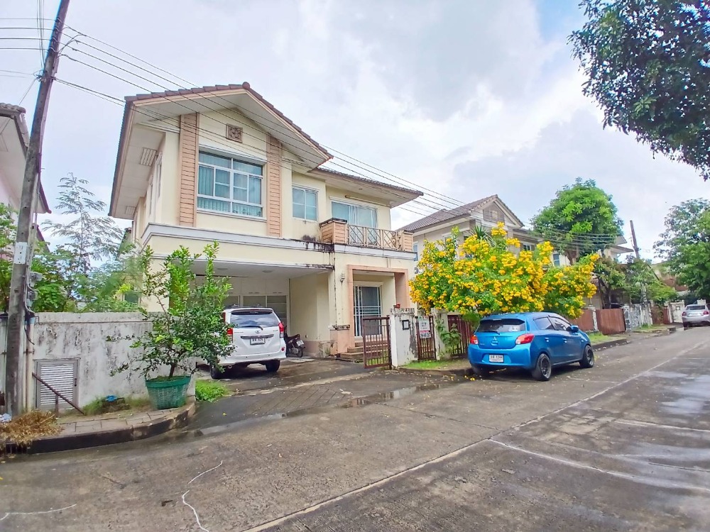 For SaleHouseNawamin, Ramindra : Single house for sale, Saransiri Village, Ram Intra Phase 2, call 099-998-3897