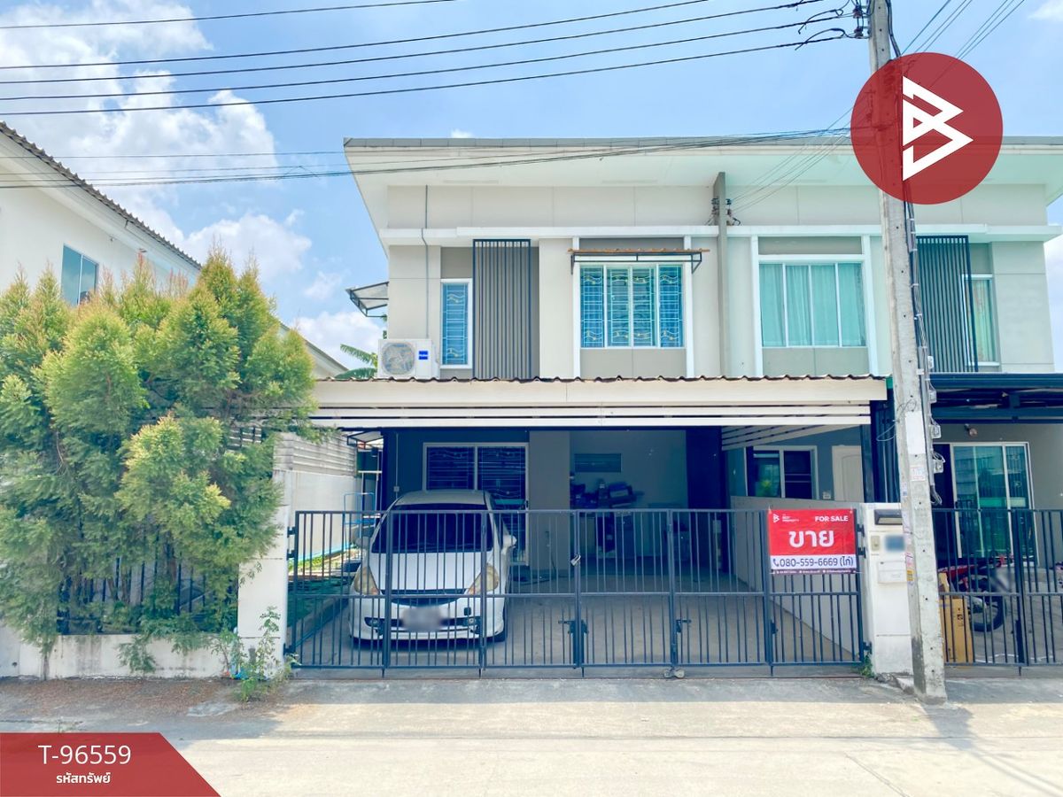 ขายทาวน์โฮมสมุทรปราการ สำโรง : ขายด่วนทาวน์เฮ้าส์หลังริม หมู่บ้านพฤกษาวิลล์ 66/4 บางนา-หนามแดง สมุทรปราการ