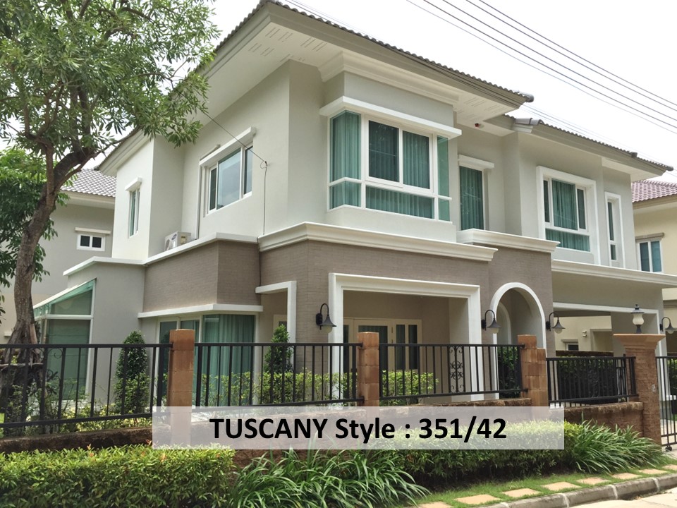 ให้เช่าบ้านพัทยา บางแสน ชลบุรี สัตหีบ : Private Tuscany Fully Furnished House CASA Legend SRIRACHA near J-Park, Max Value Supermarket, HomePro