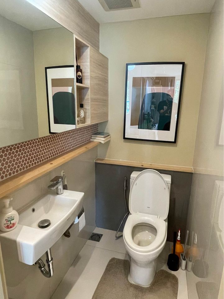 ขายคอนโดอ่อนนุช อุดมสุข : รหัสทรัพย์ BH0514 Moniiq Sukhumvit 64 : โมนีคสุขุมวิท64 ห้องขนาด 47 ตร.ม. แบบ 2 ห้องนอน 1 ห้องน้ำ ชั้น 3