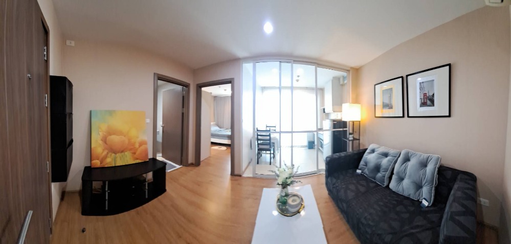 For RentCondoOnnut, Udomsuk : Beautiful room, high floor, for rent, 1 bedroom, 1 bathroom, The Base Sukhumvit 77