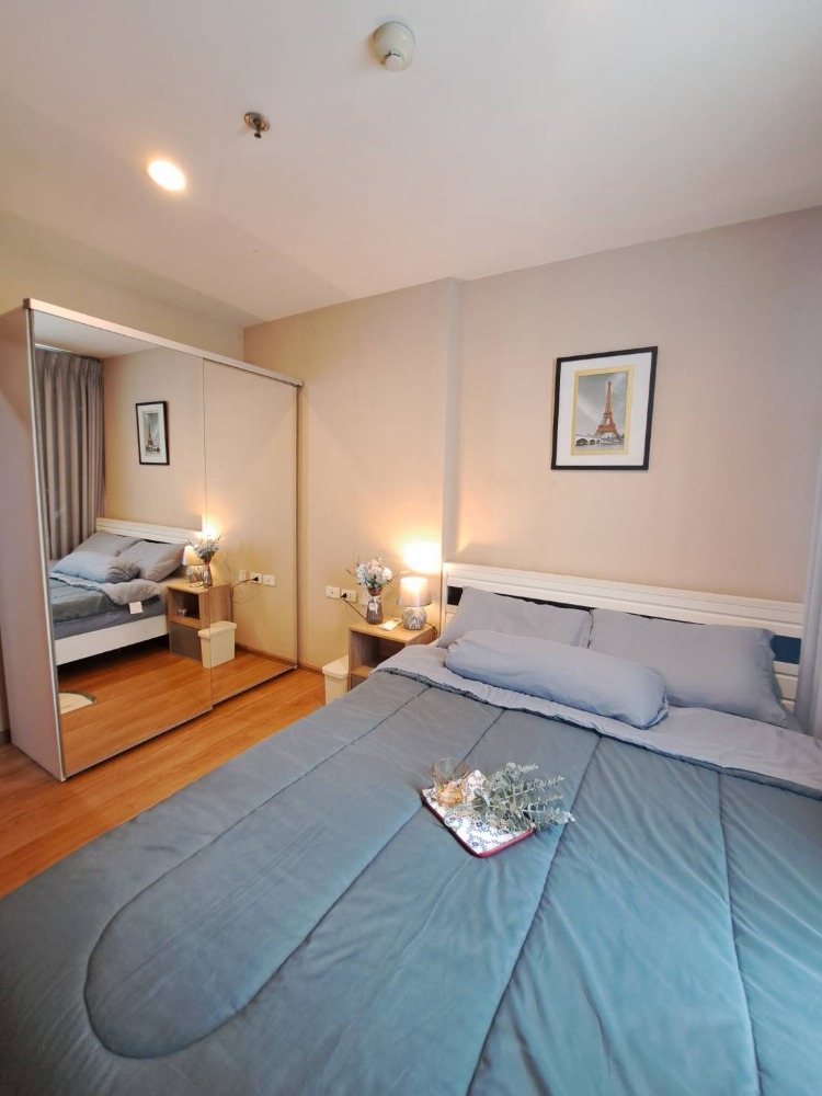 For RentCondoOnnut, Udomsuk : Beautiful room, high floor, for rent, 1 bedroom, 1 bathroom, The Base Sukhumvit 77