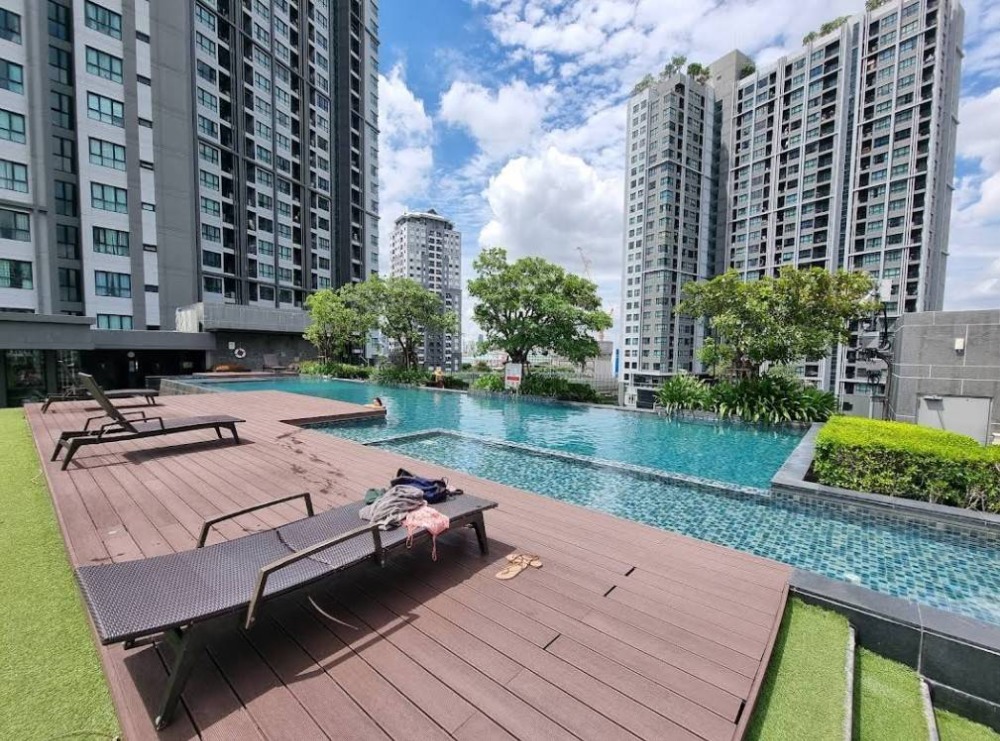 For RentCondoOnnut, Udomsuk : Beautiful room, high floor, for rent, 1 bedroom, 1 bathroom, The Base Sukhumvit 77