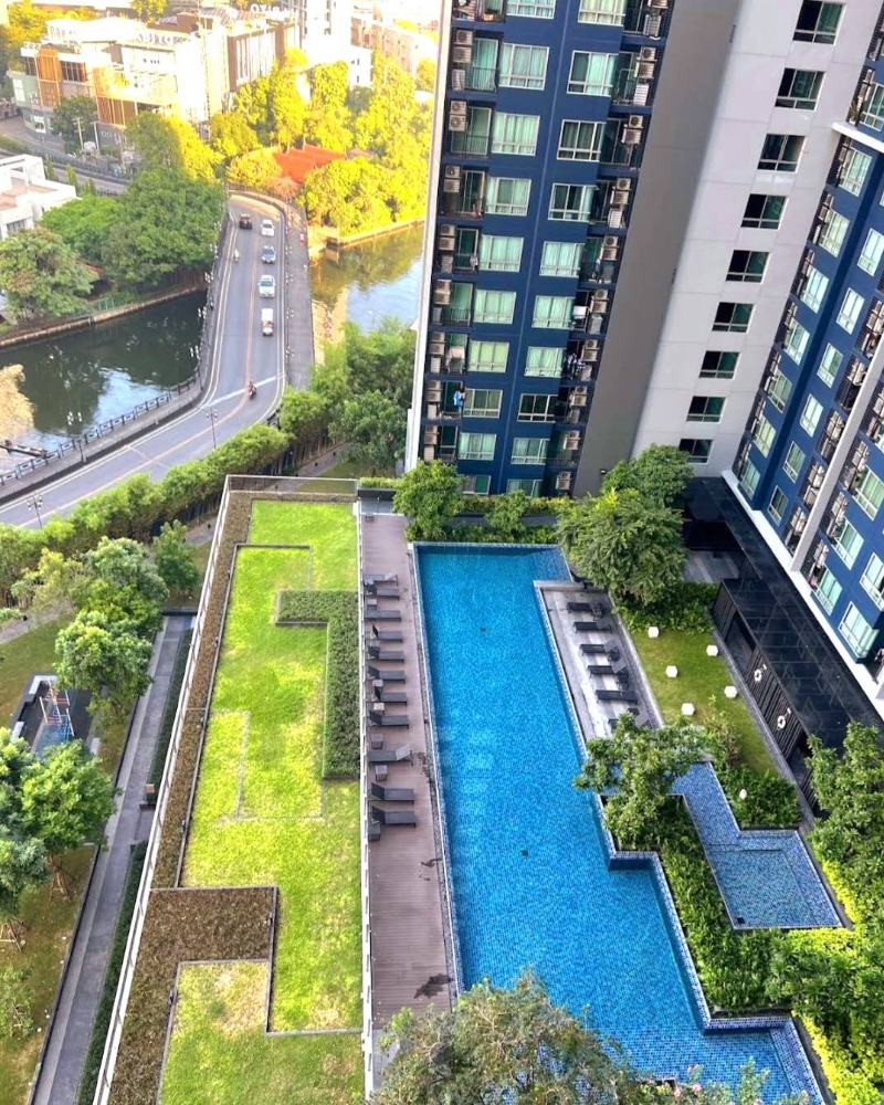 For RentCondoOnnut, Udomsuk : Beautiful room, high floor, for rent, 1 bedroom, 1 bathroom, The Base Sukhumvit 77