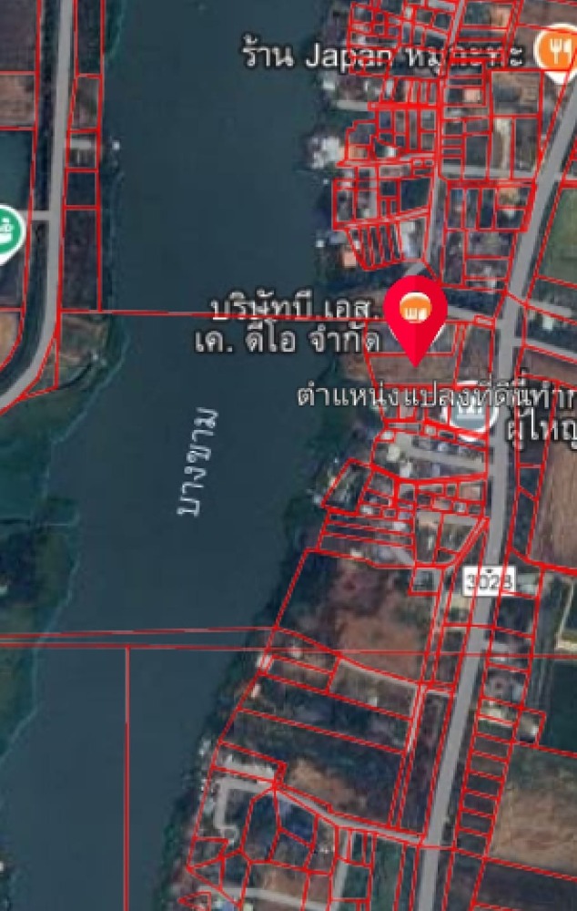 ขายที่ดินลพบุรี : ขายที่ดิน #แม่น้ำบางขาม เนื้อที่ 3 ไร่ 2 งาน 67.8 ตรว. ที่งอกเกือบไร่ครึ่ง บรรยกาศดี