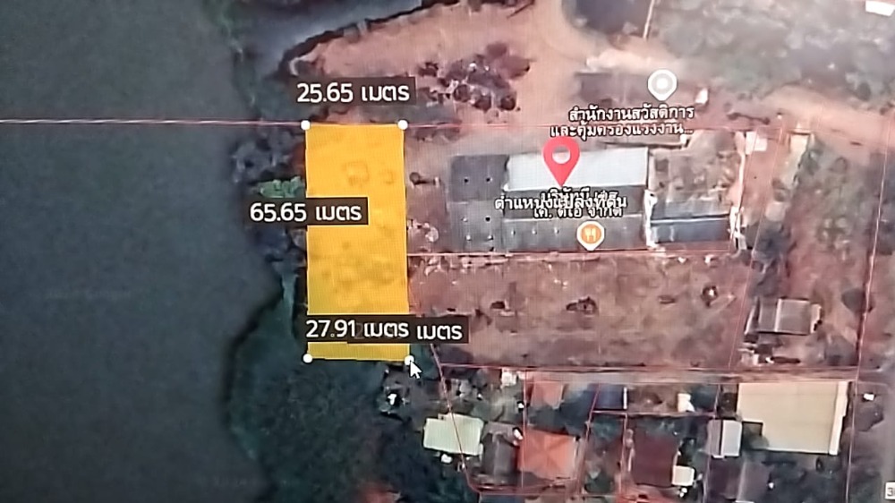 ขายที่ดินลพบุรี : ขายที่ดิน #แม่น้ำบางขาม เนื้อที่ 3 ไร่ 2 งาน 67.8 ตรว. ที่งอกเกือบไร่ครึ่ง บรรยกาศดี