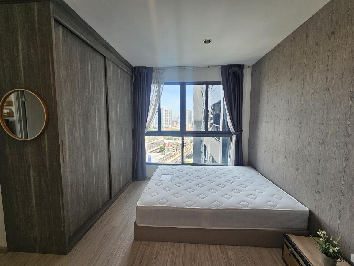 For RentCondoBangna, Bearing, Lasalle : New room, never rented out, has washing machine, Studio for rent, 1 bathroom, Ideo Mobi Sukhumvit Eastgate