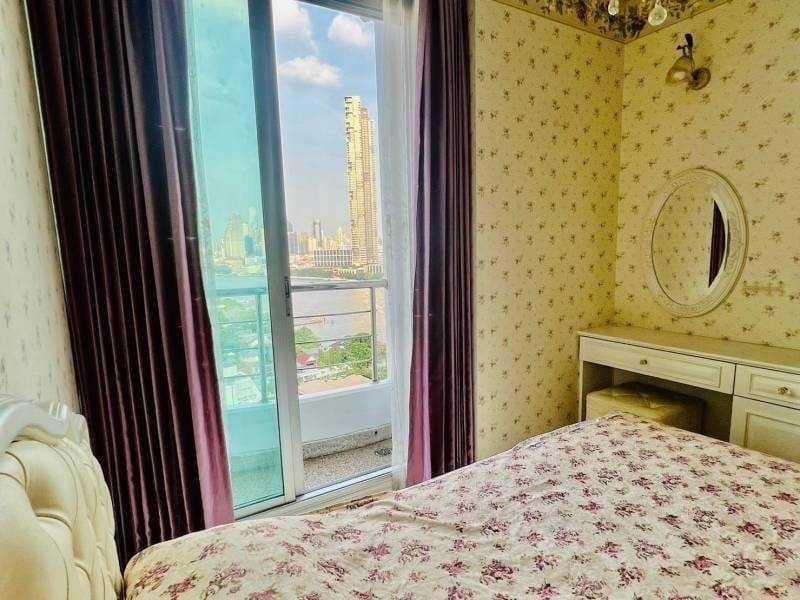 For SaleCondoWongwianyai, Charoennakor : S-SRPJ109 Condo for sale, Supalai River Place Charoen Nakhon, 19th floor, Chao Phraya River view, 51.25 sq m., 1 bedroom, 1 bathroom, 4.635 million, 064-959-8900