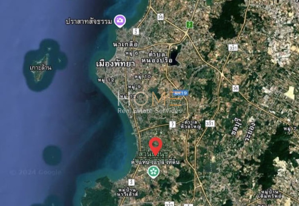 ขายที่ดินพัทยา บางแสน ชลบุรี สัตหีบ : ที่ดิน ใกล้สวนนงนุช / 14 ไร่ (ขาย), Land near Nongnooch Garden / 14 Rai (SALE) NEWC298