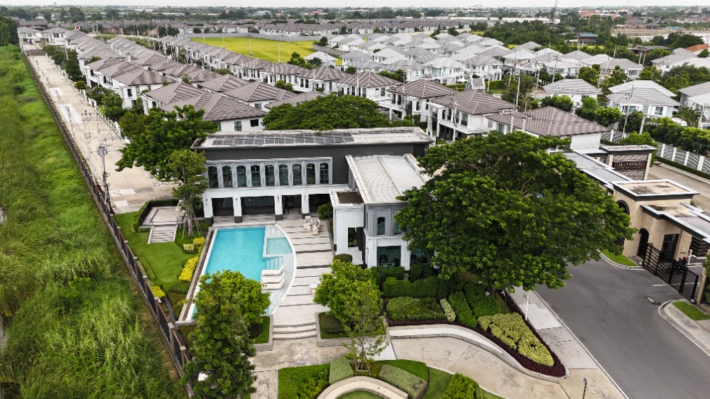 For SaleHousePathum Thani,Rangsit, Thammasat : For sale: Luxury detached house, SETTHSIRI Krungthep - Pathumthani project, Setthasiri