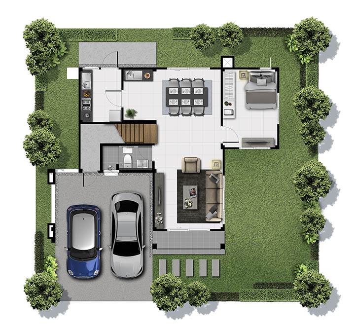 ขายบ้านแจ้งวัฒนะ เมืองทอง : ✨ บ้านเดี่ยวหรู ราชพฤกษ์ แต่งครบ พร้อมอยู่ พื้นที่ใหญ่