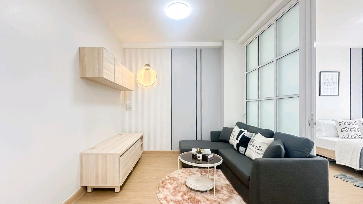 For SaleCondoPattanakan, Srinakarin : Very big room, special price‼️Good location, on Pattanakarn Road, beautifully decorated 