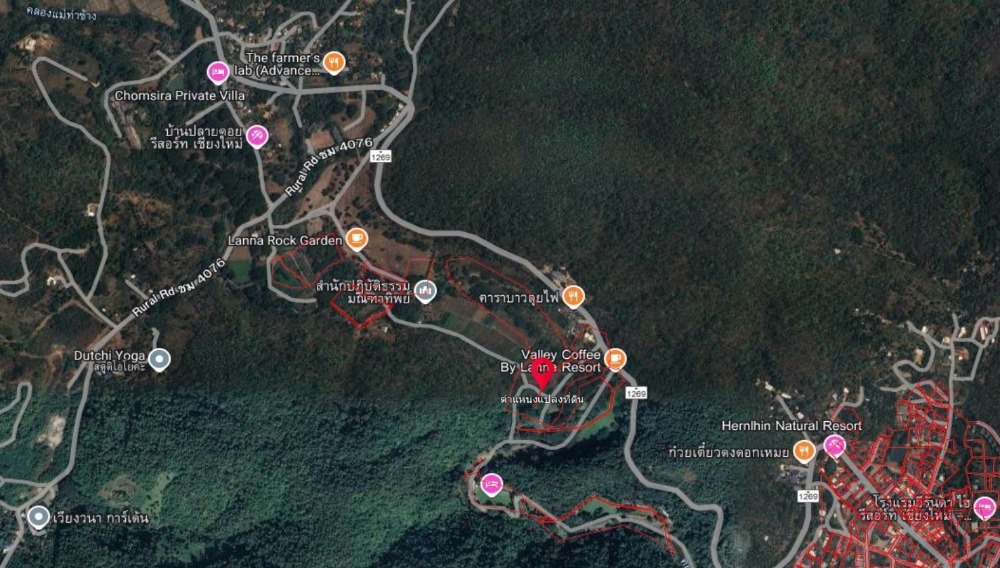 For SaleLandChiang Mai : LL0158 Land for sale, title deed 10 rai, Ban Pong, Hang Dong