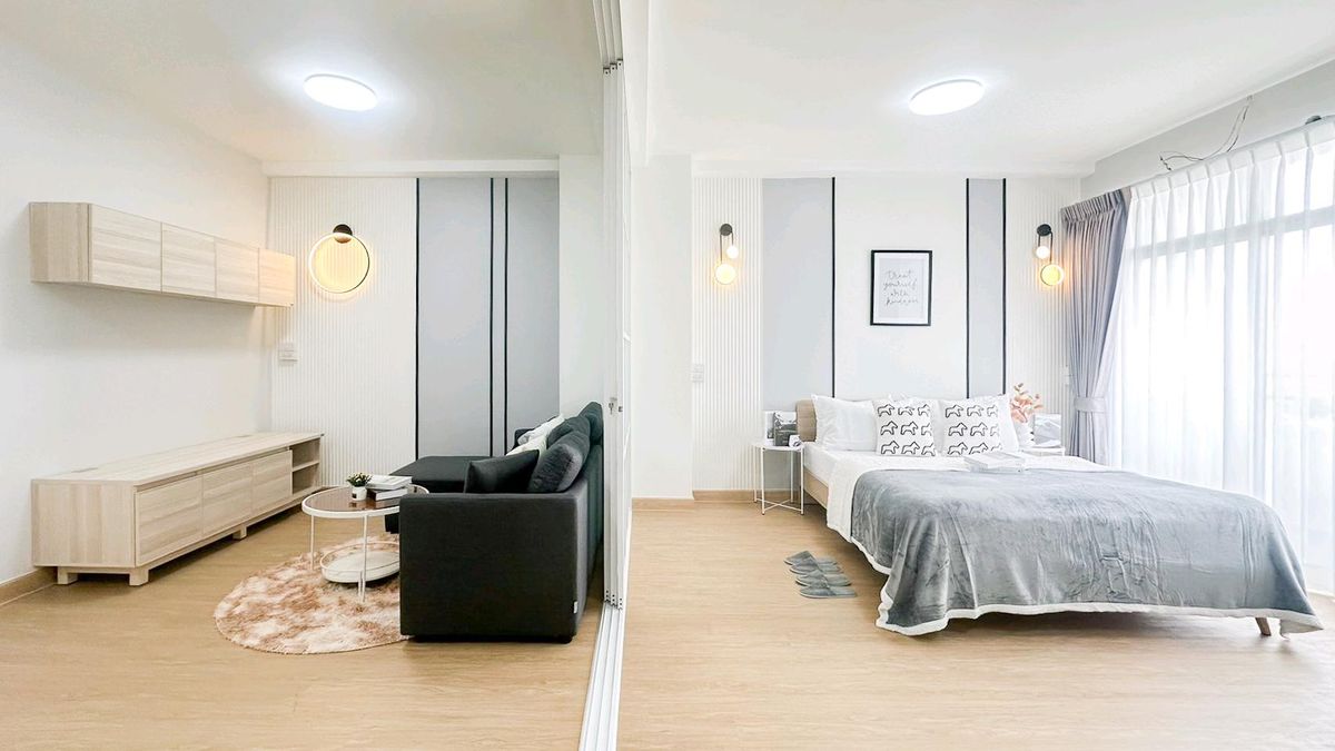 For SaleCondoPattanakan, Srinakarin : Very big room, special price‼️Good location, on Pattanakarn Road, beautifully decorated 