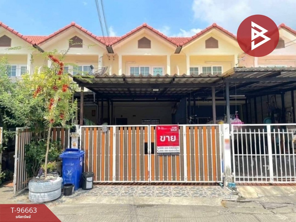 For SaleTownhomeBangna, Bearing, Lasalle : Townhouse for sale, Feuang Fa Villa Village 17, Phase 1 (Tatsarin), Phraeksa, Samut Prakan